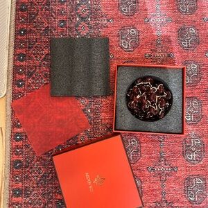 Black Red Beaded Accessory